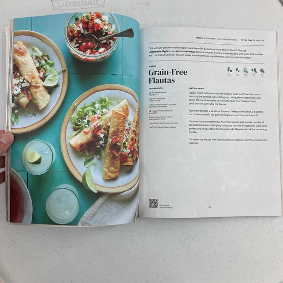 Thrive Market Healthy Living Made Easy Paperback Full Color Cookbook Cooking - Picture 5 of 7